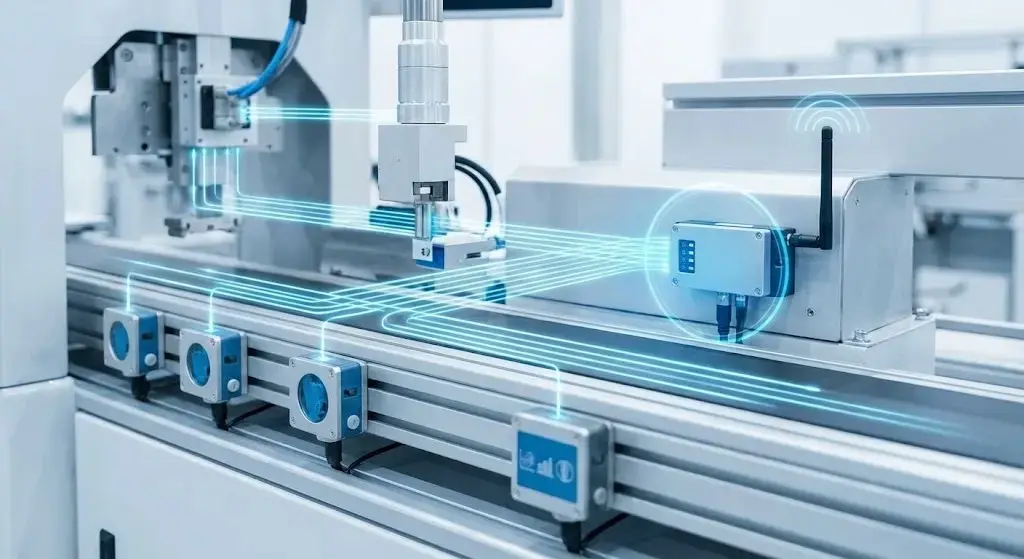 Internet of Things (IoT) sensors on a manufacturing line qualifying for the Automation Capital Allowance.